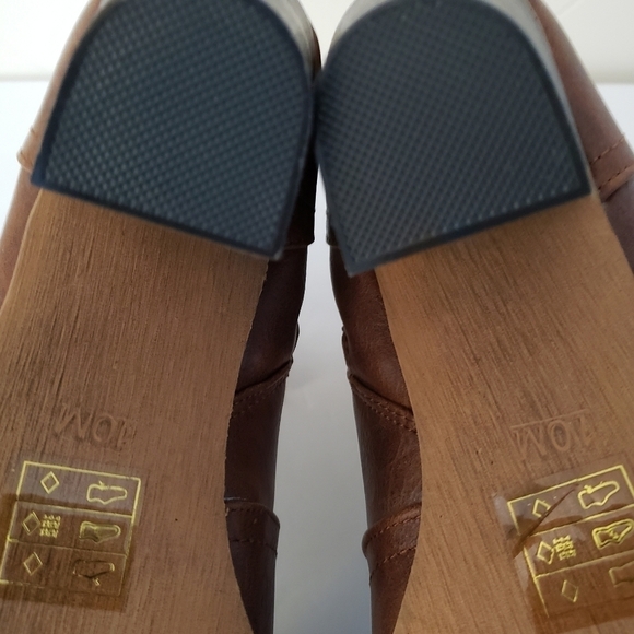 Brown Fringed Ankle Boots Women’s Size 10 - Picture 7 of 9